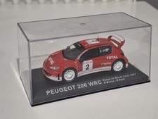 PEUGEOT 206 WRC Rallye Monte Carlo Rally 2003 R BURNS 1:43 Diecast model car