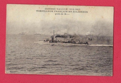 Navy warship vintage postcard - navy,