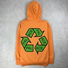Palace Tri-Cycle Pullover Hoodie Orange Jumper Small Sweatshirt Triferg