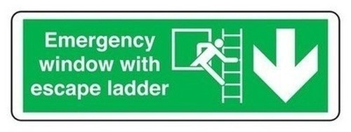 Emergency window with escape - emergency,