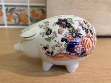Mason's Ironstone Piggy Bank Money Box - Mandalay Pattern