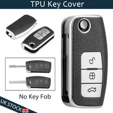 3 Button Flip Car Key Fob Case
