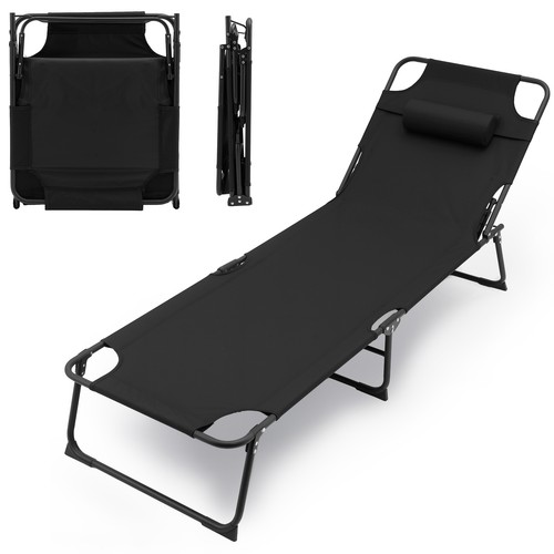 Portable folding camping bed - portable,