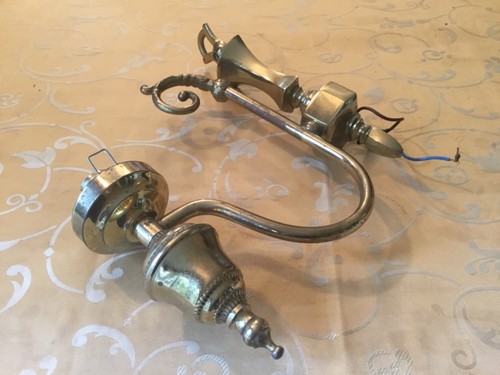 Vintage brass electric wall