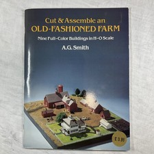 Vintage Old Fashioned Farm Cut Assemble H-O Scale A.G. Smith 1983 model diorama 