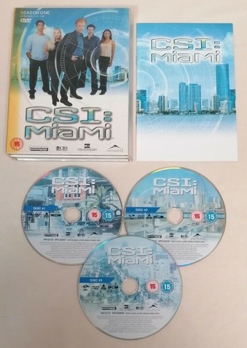 Dvd csi miami season - csi,