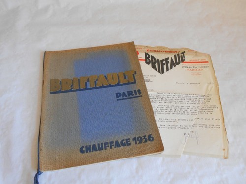 Vintage catalogue briffault - catalogue,