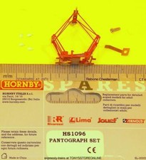 hornby international ho spare hs1096 1x pantograph set for RIVAROSSI hr2013