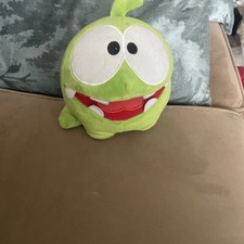Cut The Rope Video Game Green Frog Wide Mouth Om Nom Soft Plush Toy