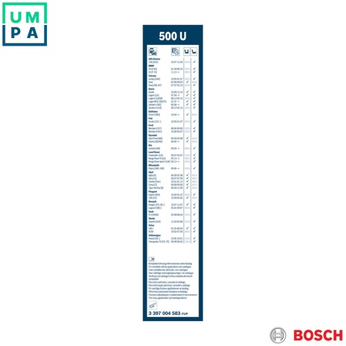 Wiper blade 397 004 583 - 3,