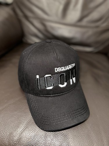 Dsquared2 black baseball cap - dsquared2,