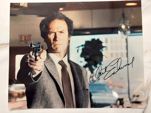 Clint eastwood signed photo - clint,