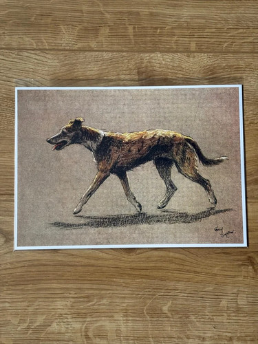Cecil aldin lurcher dog print - lurcher,
