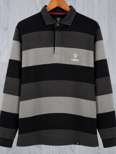 Vintage guinness fleece rugby - guinness,