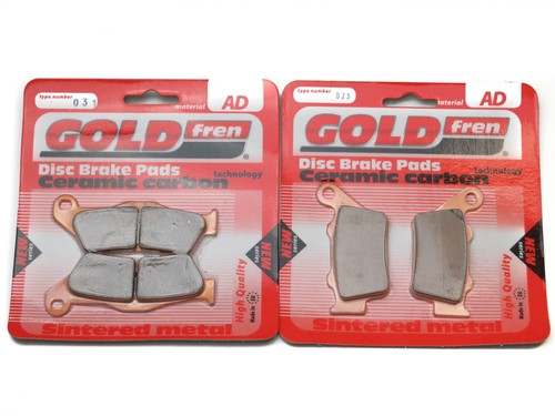 Brake pads front - rear, for