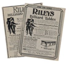 1912 Riley's Billiard Pool