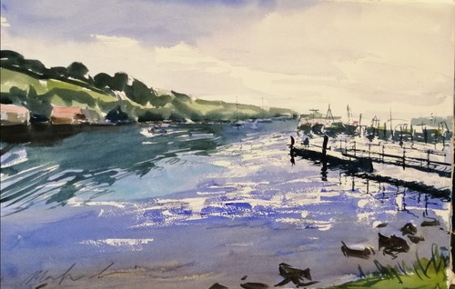 Original watercolour carey - watercolour,