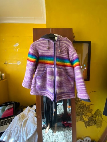 Woolen tie dye fleece lined - woolen,
