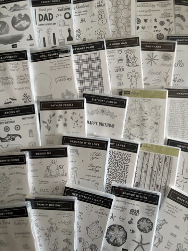 Stampin stamp and die sets - up,