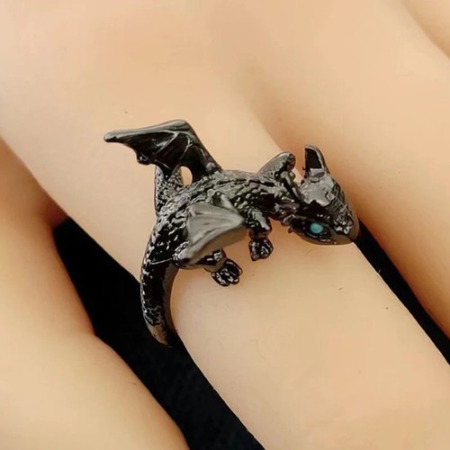 Dragon open ring vintage - dragon,