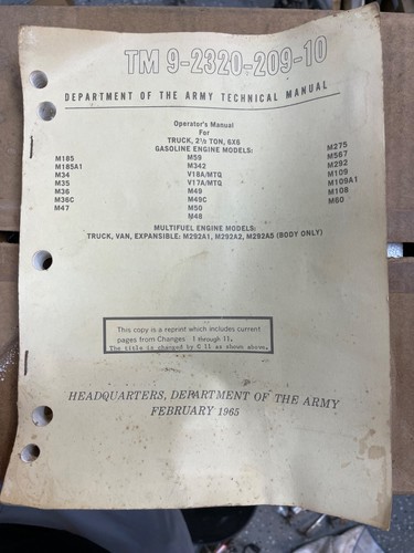 Original 1965 army - original,