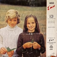 EMU 6656 KNITTING PATTERN