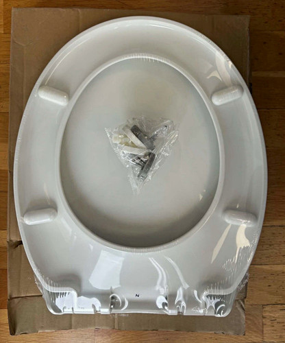 Thermoplastic white toilet - thermoplastic,