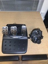 Logitech Steering Wheel and Pedals With Gear Shifter