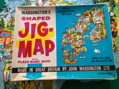 Waddington jig map - waddington’s, jig-map