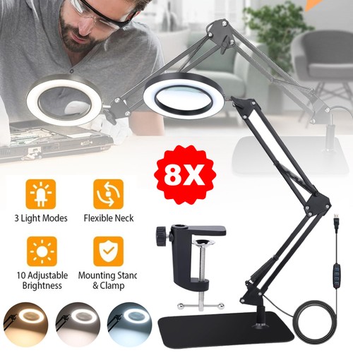 Desktop magnifying glass - glass, with