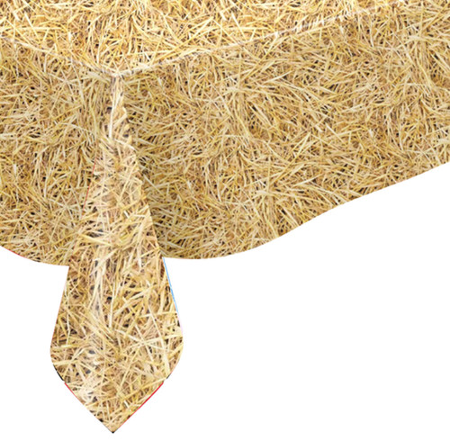 Hay straw tablecloth farm - tablecloth,