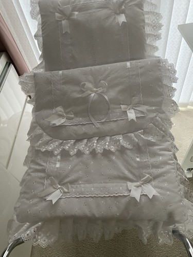 Babies white coachbuilt pram - coachbuilt,