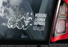 German Shepherds Car Sticker -