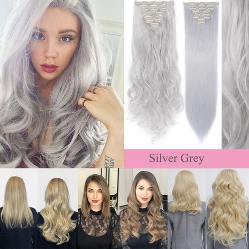 100 real natural clip hair - real,