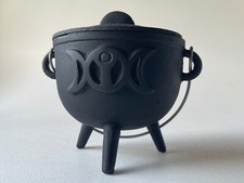Triple Moon Cast Iron Cauldron