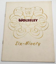 WOLSELEY SIX-NINETY UK SALES BROCHURE JANUARY 1956 PUBLICATION No. H.5571