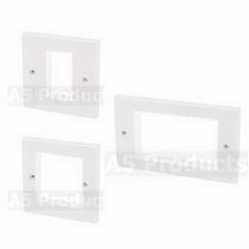 Grid Outlet Modular Wall Faceplate Data Plate White