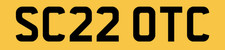 SCOTT SCOT C NUMBER PLATE REG