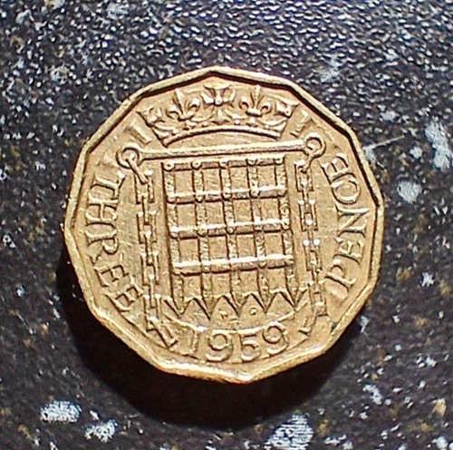 British pence coin 1959 - british,