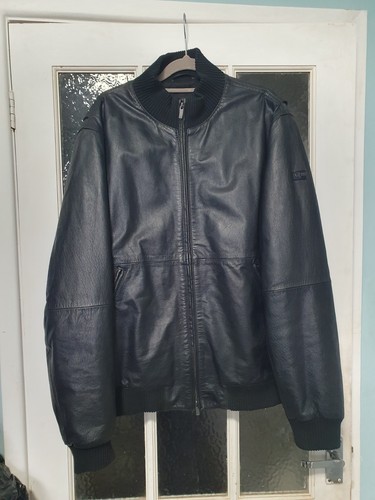 Armani jeans real - real, leather