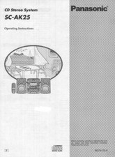 Panasonic SA-AK25 CD Stereo