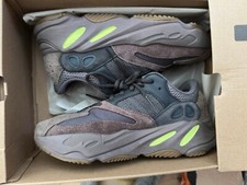 Used Adidas Yeezy Boost 700 Mauve UK7.5 EE9614 Trainers Shoes Brown