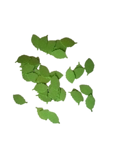 5cm 100 paper leaves die - x,