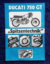 Ducati 750 GT Brochure