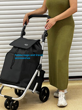 Large 4 Wheel Shopping Trolley