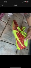 nike football boots size 9 Yellow And Red Customised Nike