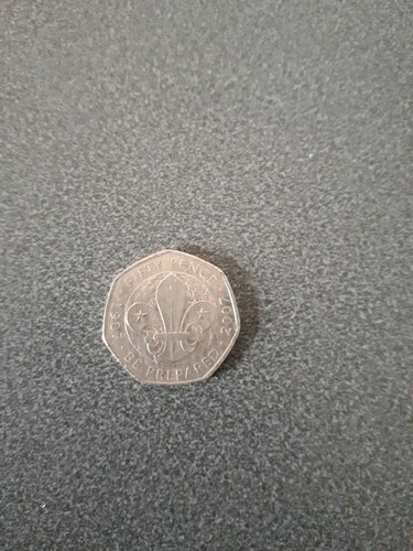 2007 scouts 50p - 2007, coin
