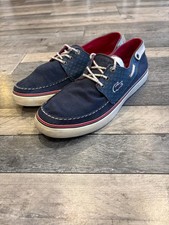 Lacoste Navy Blue Canvas Boat