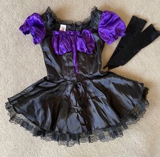 BRAND NEW - HALLOWEEN FRENCH MAID DRESS WITH ARMSLEEVES - FANCY DRESS - SMALL