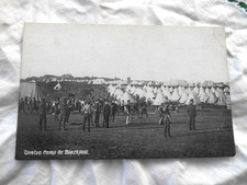 OLD POSTCARD WEETON CAMP BLACKPOOL LANCASHIRE ARMY CAMP